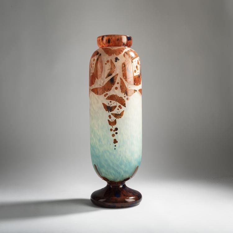 Bild 1 zu Objekt, Vase 'Papillons', 1923-26, Charles Schneider, Schneider, &Eacute;pinay-sur-Seine, 156B 286