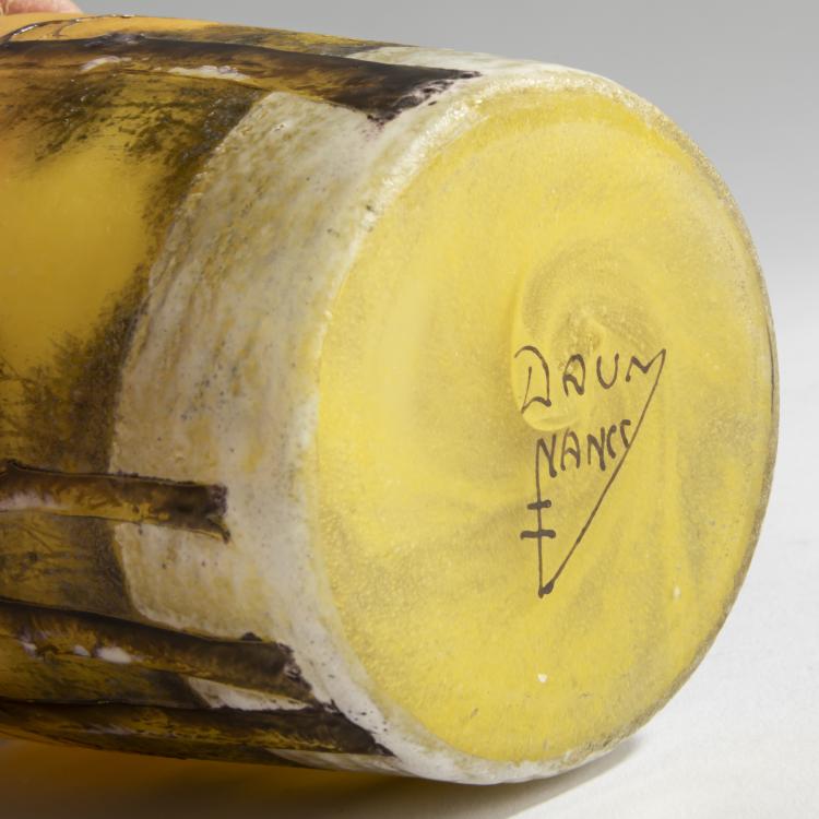 Bild 2 zu Objekt, 'Cr&eacute;puscule neige' or 'Paysage hiver' flacon, c. 1906, Antonin Daum, Daum Fr&egrave;res, Nancy, 156B 126