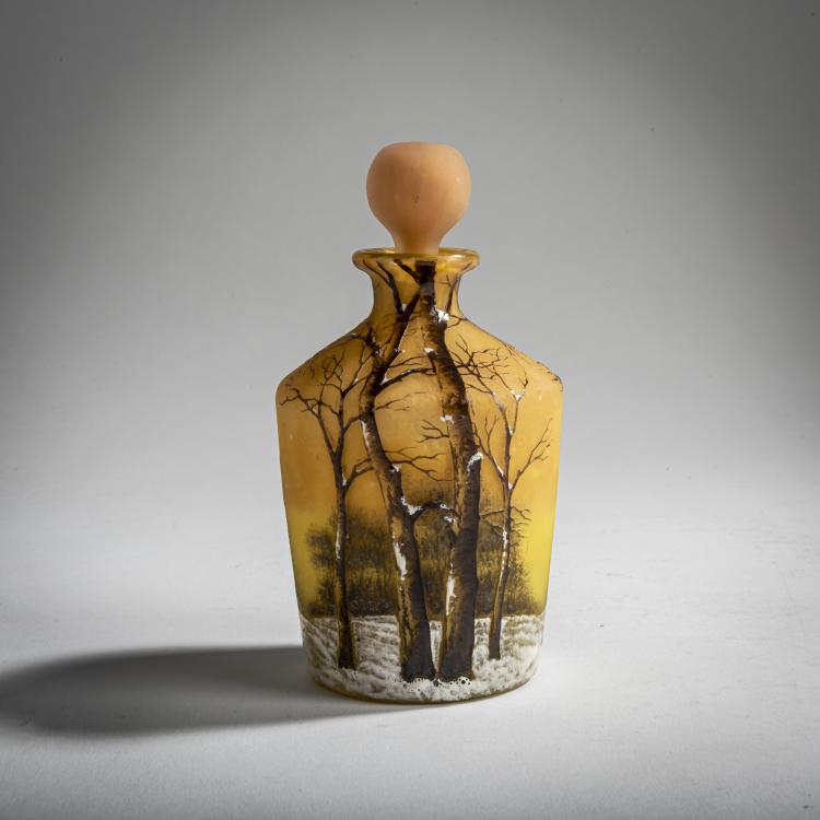 Bild 3 zu Objekt, 'Cr&eacute;puscule neige' or 'Paysage hiver' flacon, c. 1906, Antonin Daum, Daum Fr&egrave;res, Nancy, 156B 126