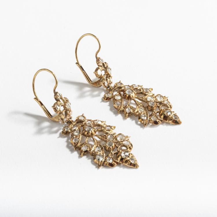 Bild 1 zu Objekt, Paar Ohrh&auml;nger, um 1880, Italien, 157E 1030