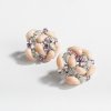 Pair of stud earrings, 1960s