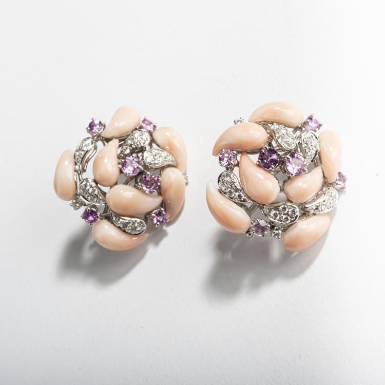 Bild 1 zu Objekt, Paar Ohrstecker, 1960er Jahre, Italien, 157E 1083