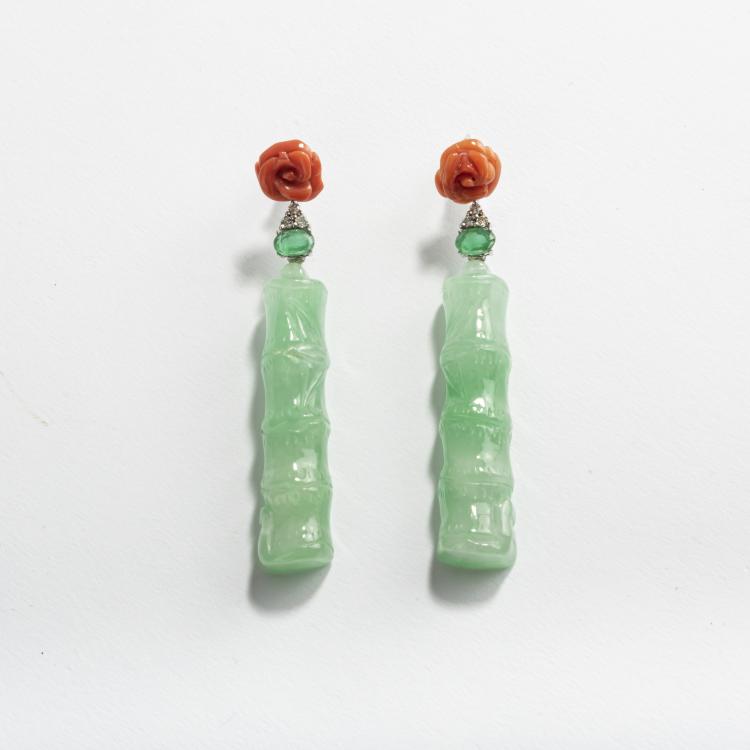 Bild 1 zu Objekt, Pair of earrings, 1920s, Deutschland, 157E 1037