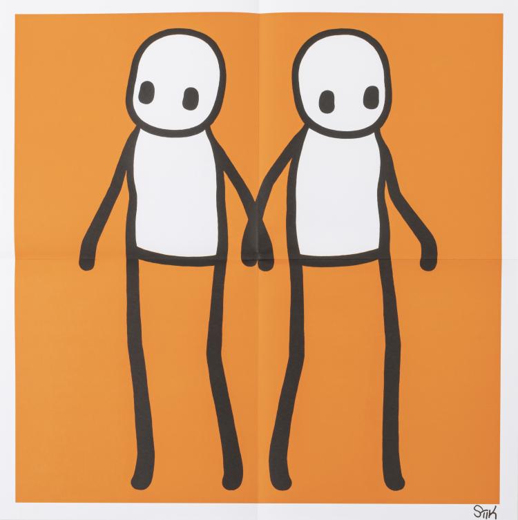 Bild 2 zu Objekt, Posterserie 'Hackney Holding Hands', 2020,  STIK, 157C 757