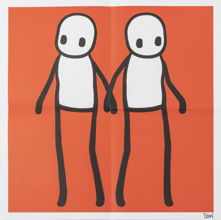Bild 3 zu Objekt, Posterserie 'Hackney Holding Hands', 2020,  STIK, 157C 757
