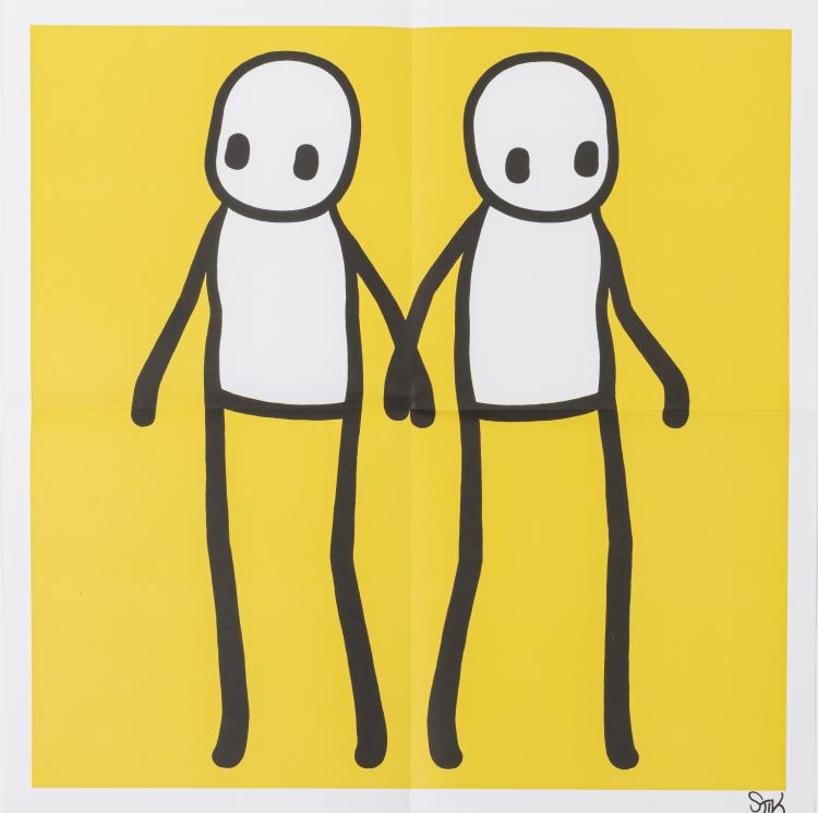 Bild 4 zu Objekt, Posterserie 'Hackney Holding Hands', 2020,  STIK, 157C 757