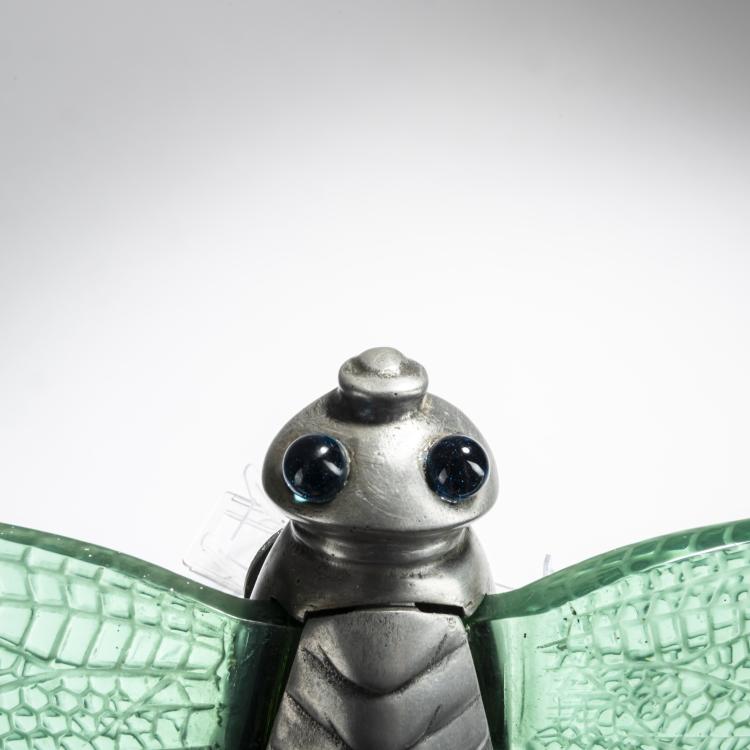 Bild 2 zu Objekt, 'Dragonfly' wall light, 1930s, Frankreich, 157B 393