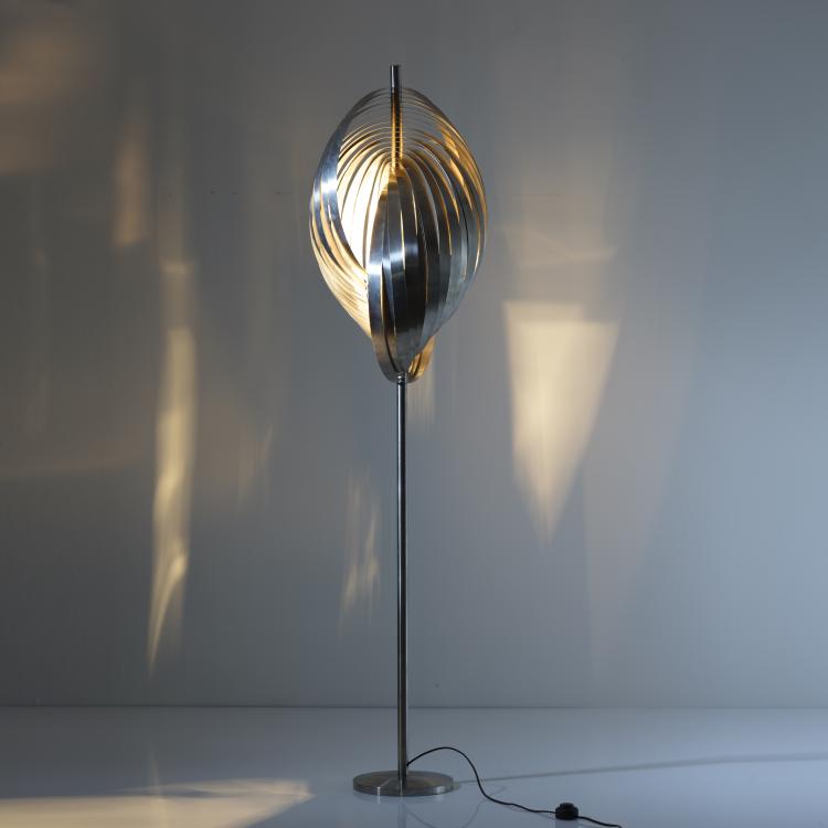 Hauptbild zu Objekt, 'Concentrica' floorlamp, c. 1970, Henri Mathieu (attributed), Mathieu Lustrerie, Gargas (zugeschrieben), 157B 514