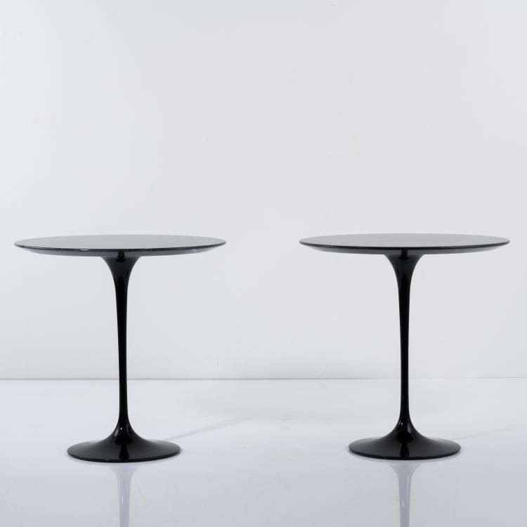Bild 1 zu Objekt, 2 'Pedestal' - '163' side tables, 1957, Eero Saarinen, Knoll International, New York, 157B 317