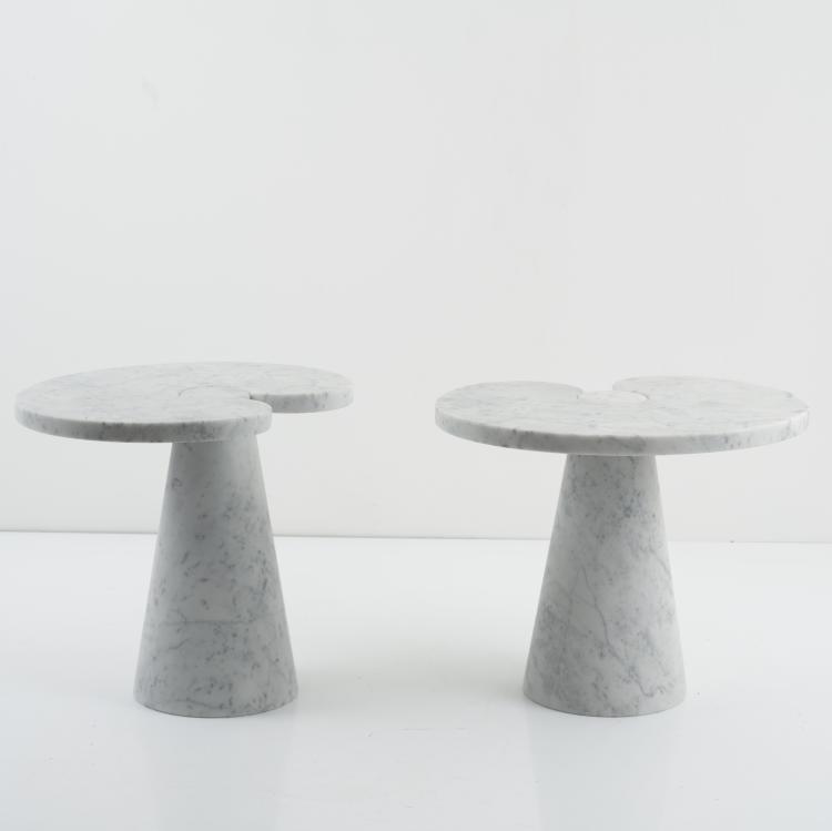 Hauptbild zu Objekt, Zwei Beistelltische 'Eros', 1971, Angelo Mangiarotti, Skipper, Mailand, 157B 510