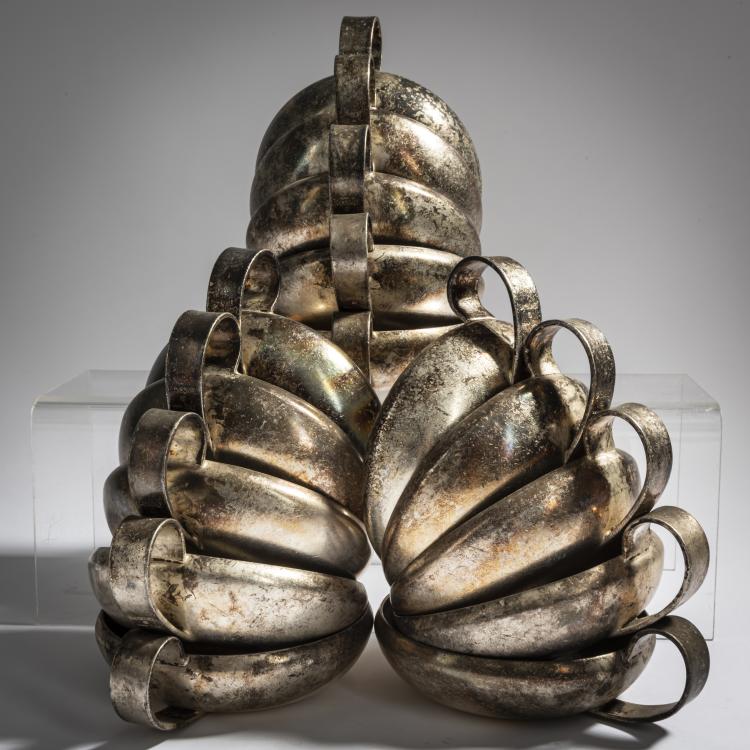 Bild 4 zu Objekt, 30 dessert bowls, c. 1936, Gio Ponti (attributed), Sambonet, Mailand, 157B 370