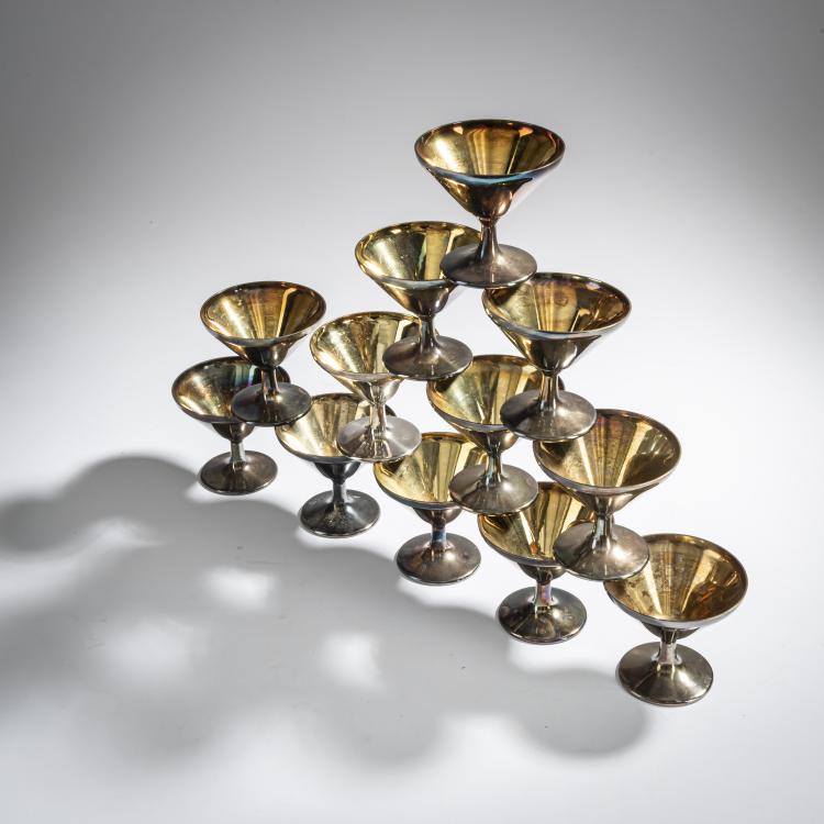 Bild 2 zu Objekt, 12 dessert bowls, c. 1936, Gio Ponti, Krupp, Arthur, Mailand, 157B 371