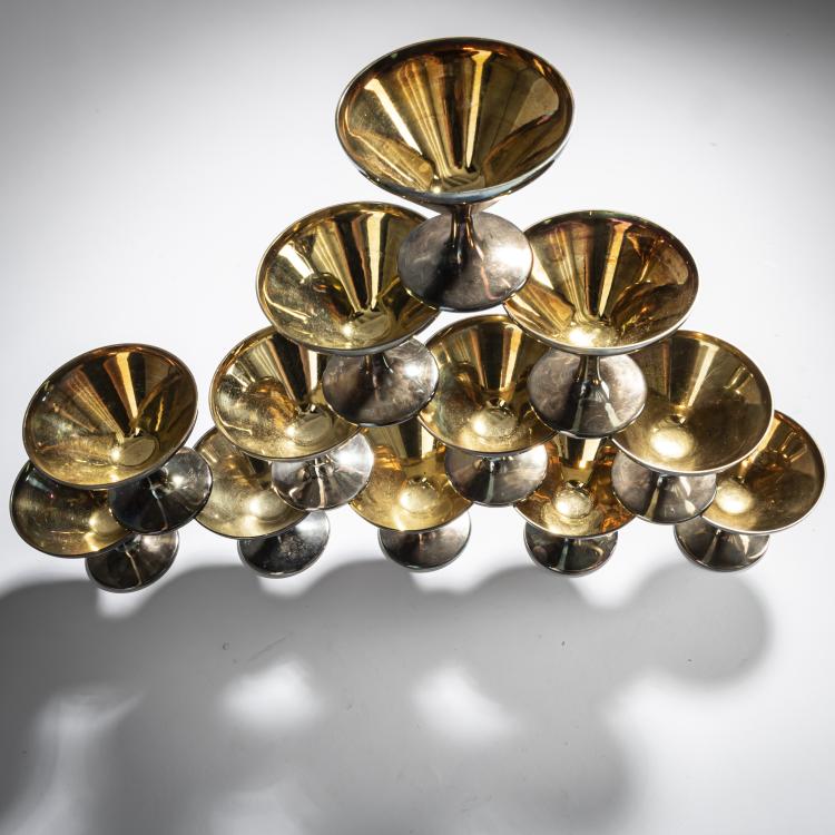 Bild 6 zu Objekt, 12 dessert bowls, c. 1936, Gio Ponti, Krupp, Arthur, Mailand, 157B 371
