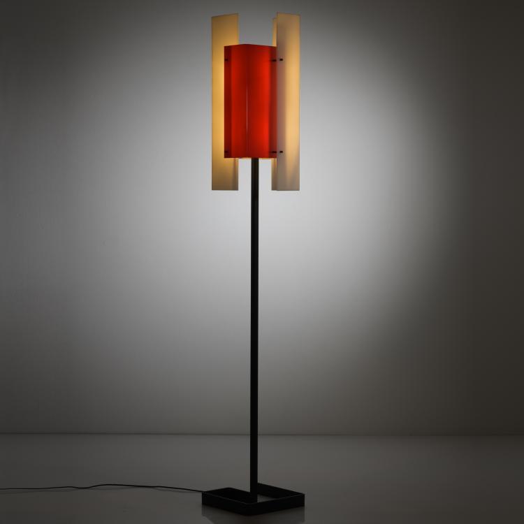 Hauptbild zu Objekt, Stehleuchte '315', um 1955, Jean Boris Lacroix, Luminalite, Paris, 157B 286