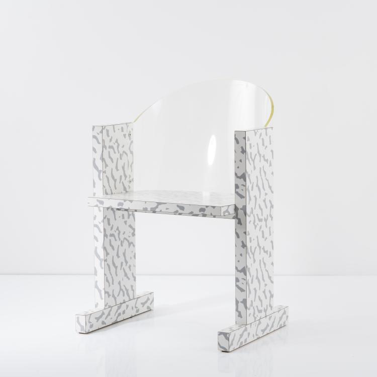 Hauptbild zu Objekt, 'Teodora' chair, c. 1984., Ettore Sottsass, Vitra, Weil am Rhein, 157B 557