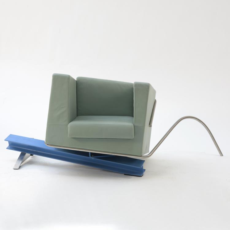 Bild 1 zu Objekt, Sessel 'Vod&ouml;l himmelblau', 1988, Helmut Swiczinsky,Wolf D. Prix, Coop Himmelb(l)au, Vitra Design, Weil am Rhein, 157B 576