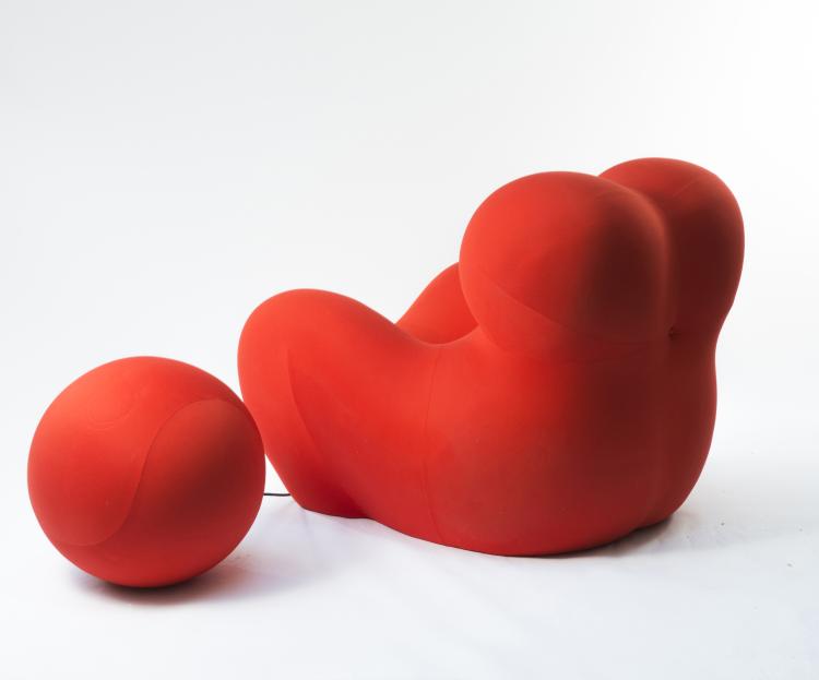 Bild 3 zu Objekt, Sessel 'Donna' - 'UP 5' und Ottoman 'UP 6', 1969, Gaetano Pesce, B&B Italia, Novedrate, Como, 157B 482