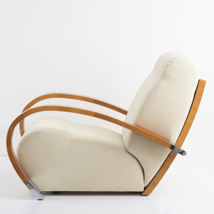 Bild 3 zu Objekt, Armlehnsessel mit Ottoman und Zeitungshalter 'Casablanca', 1987, Jaime Tresserra, Tresserra Collection, Madrid, 157B 569