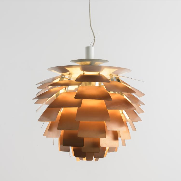 Hauptbild zu Objekt, 'PH Artichoke' ceiling light, 1957, Poul Henningsen, Poulsen, Louis, Kopenhagen, 157B 322