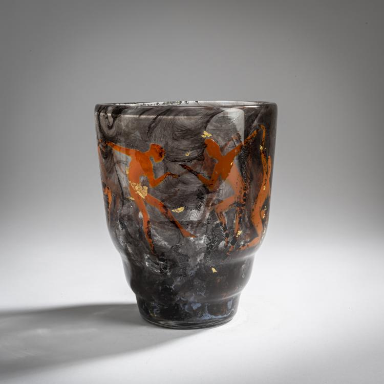 Bild 1 zu Objekt, Vase 'La Danse', 1930er Jahre, Muller Fr&egrave;res, Lun&eacute;ville, 156B 257