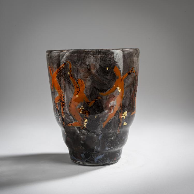 Bild 2 zu Objekt, Vase 'La Danse', 1930er Jahre, Muller Fr&egrave;res, Lun&eacute;ville, 156B 257