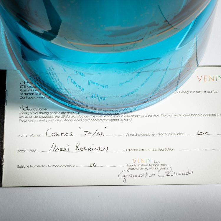 Bild 4 zu Objekt, Vase 'Cosmos TA/AQ', 2010, Harri Koskinen, Venini & C., Murano, 158C 871
