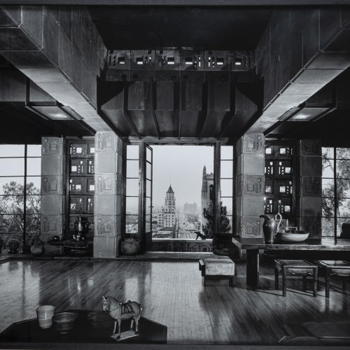 'Frank Lloyd Wright, Freeman House, Los Angeles, California', 1953