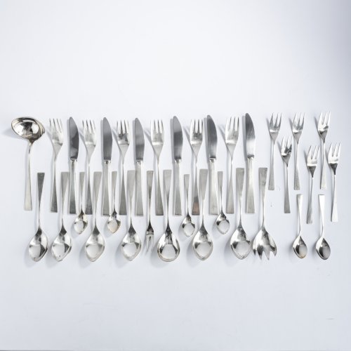 'Gingo' cutlery for six people, 1962