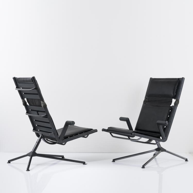 Hauptbild zu Objekt, 2 'Giano' armchairs, 1988, Fausto Boscariol, Pezzutti, Fiume Veneto f&uuml;r  Magis, Motta di Livenza., 157B 564