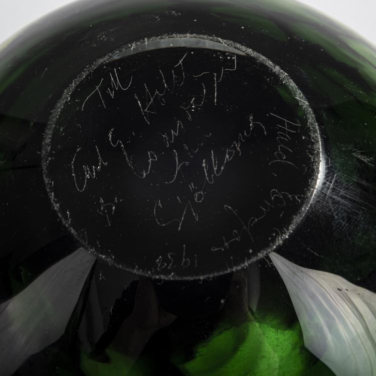 Bild 4 zu Objekt, Vase 'Graal' mit Fischdekor, 1937, Edvard Hald, Orrefors Glasbruk, 157B 380