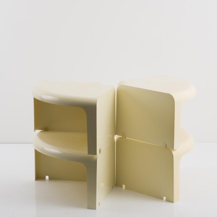 Bild 2 zu Objekt, Beistelltisch 'Quattro Quarti' - '700', 1969, Rodolfo Bonetto, Bernini, Carate Brianza, 157B 478