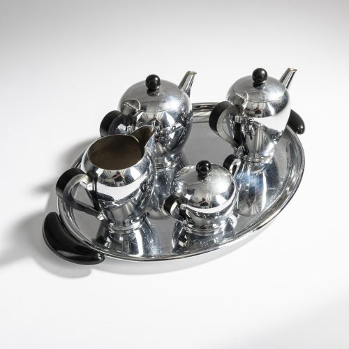 'Bombé' mocha and tea set, 1945