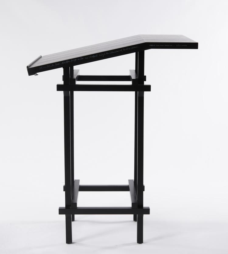 Bild 2 zu Objekt, 'Lettera' high desk, 1982, G&uuml;nther Uecker, Rosenthal, Espelkamp, 157A 201