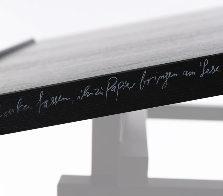 Bild 3 zu Objekt, 'Lettera' high desk, 1982, G&uuml;nther Uecker, Rosenthal, Espelkamp, 157A 201