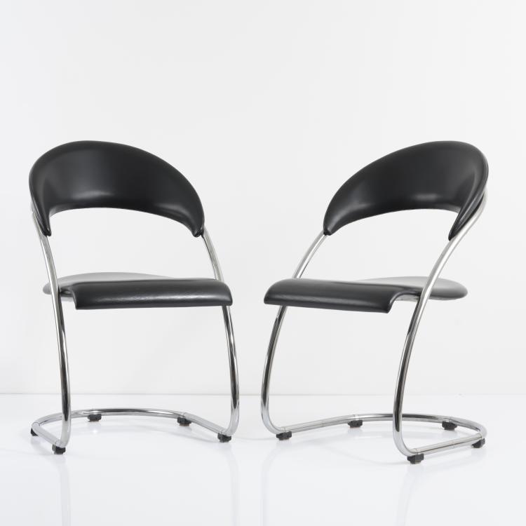 Hauptbild zu Objekt, 2 'S 36 P' armchairs, 1930/31, Hans Luckhardt,Wassili Luckhardt, Thonet, Frankenberg, 157A 33