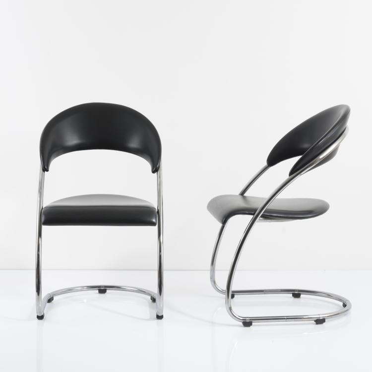 Bild 2 zu Objekt, 2 'S 36 P' armchairs, 1930/31, Hans Luckhardt,Wassili Luckhardt, Thonet, Frankenberg, 157A 33