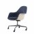 Bürostuhl mit Armlehnen - 'Loose cushion Highback Armchair', 1971