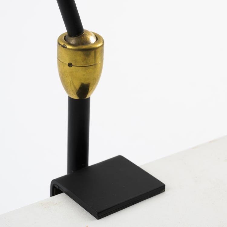 Bild 3 zu Objekt, Tisch-Klemmleuchte 'Agraf&eacute;e deux rotules', 1958, Serge Mouille (after), Frankreich (zugeschrieben), 158B 423