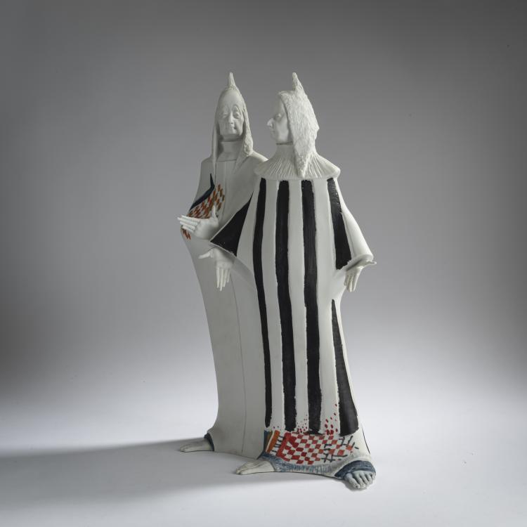 Bild 1 zu Objekt, 'Clowns', 1988, Ioan P&acirc;rvan, Goebel Galerie, R&ouml;dental, 157C 624