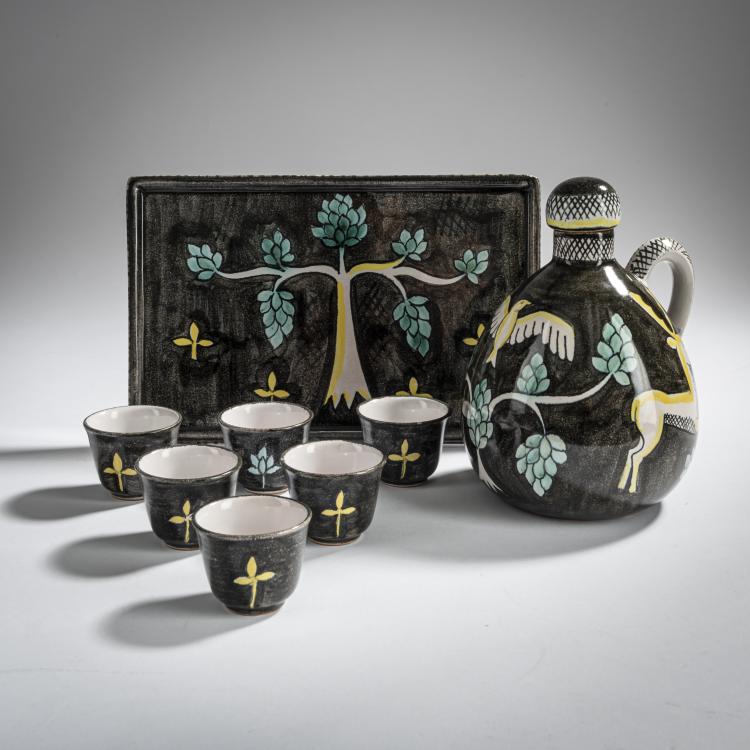 Bild 3 zu Objekt, Liqueur service 1934-40, Hedwig Bollhagen, HB-Werkst&auml;tten, Marwitz, 157A 66