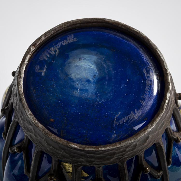 Bild 4 zu Objekt, Montierte 'Verre de Jades'-Vase, um 1925, Antonin Daum, Daum Fr&egrave;res, Nancy, 156B 170