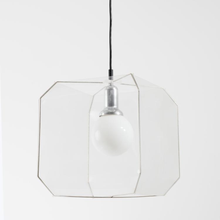 Hauptbild zu Objekt, 'Bali' ceiling light, 1958, Bruno Munari, Danese, Mailand, 158A 76