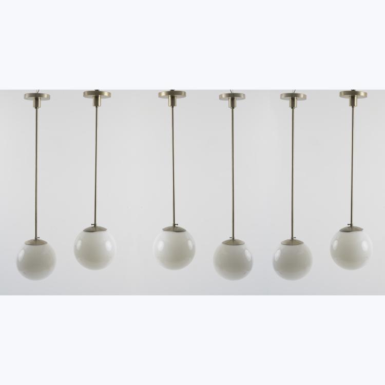 Hauptbild zu Objekt, 6 ceiling lights, 1930s, Deutschland, 157A 20