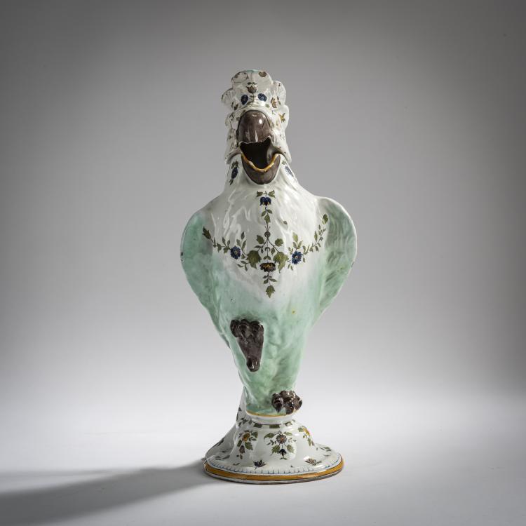 Bild 1 zu Objekt, 'Cacato&egrave;s' lidded jug, c. 1877/78, Emile Gall&eacute;, Gall&eacute;, &Eacute;mile, Nancy, 156C 596