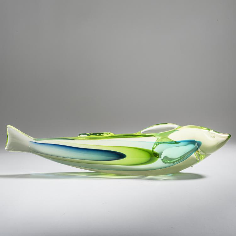 Hauptbild zu Objekt, Fish, c. 1965, Antonio Da Ros, Cenedese, Gino, Murano, 158C 988