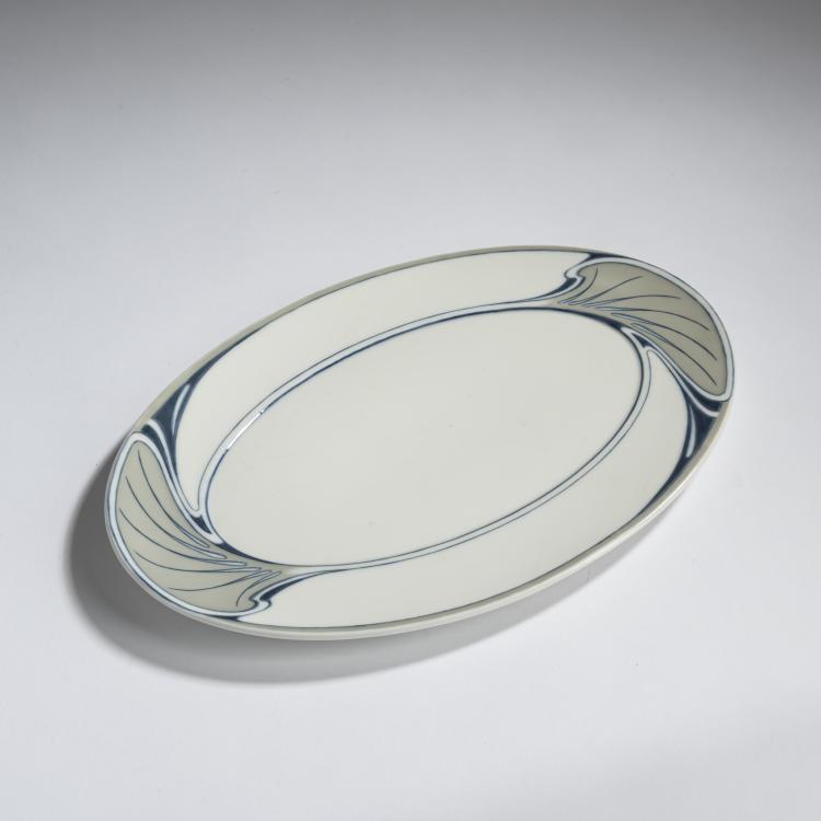 Bild 1 zu Objekt, 'Saxonia' plate, 1904, Eduard Voigt, Meissen, KPM, 156C 664