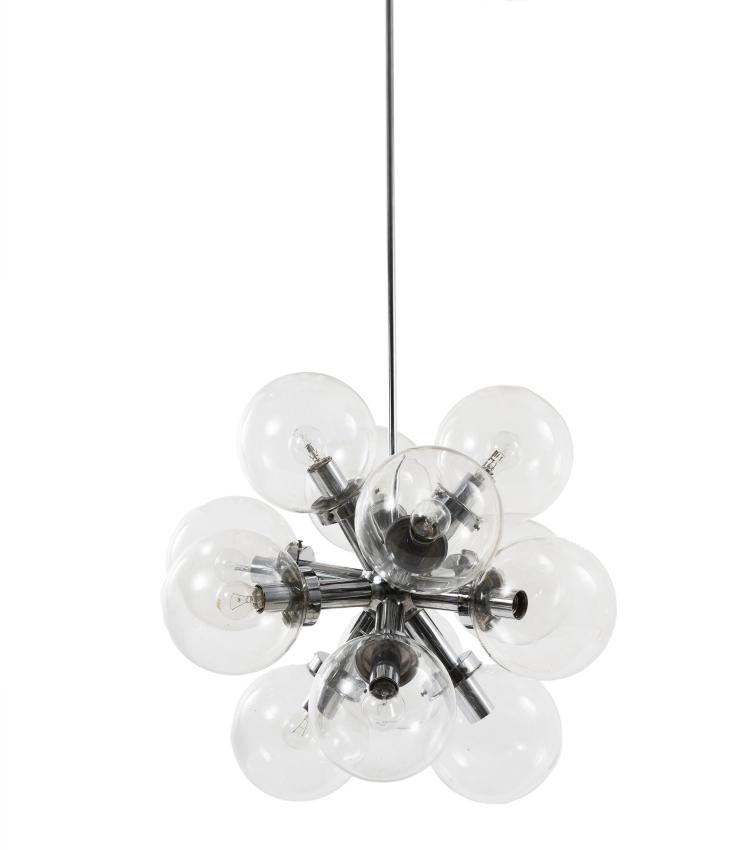 Hauptbild zu Objekt, Ceiling light, 1970s, Staff & Schwarz Leuchtenwerke, Lemgo, 157A 190