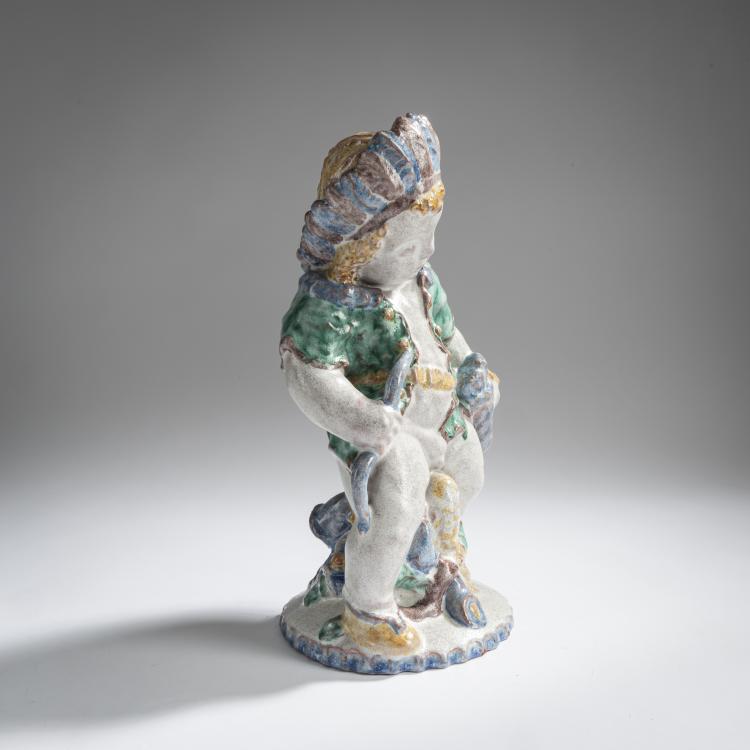 Bild 1 zu Objekt, 'Indianerputto', c. 1925-30, Michael Powolny, Sommerhuber, Steyr, 156C 629