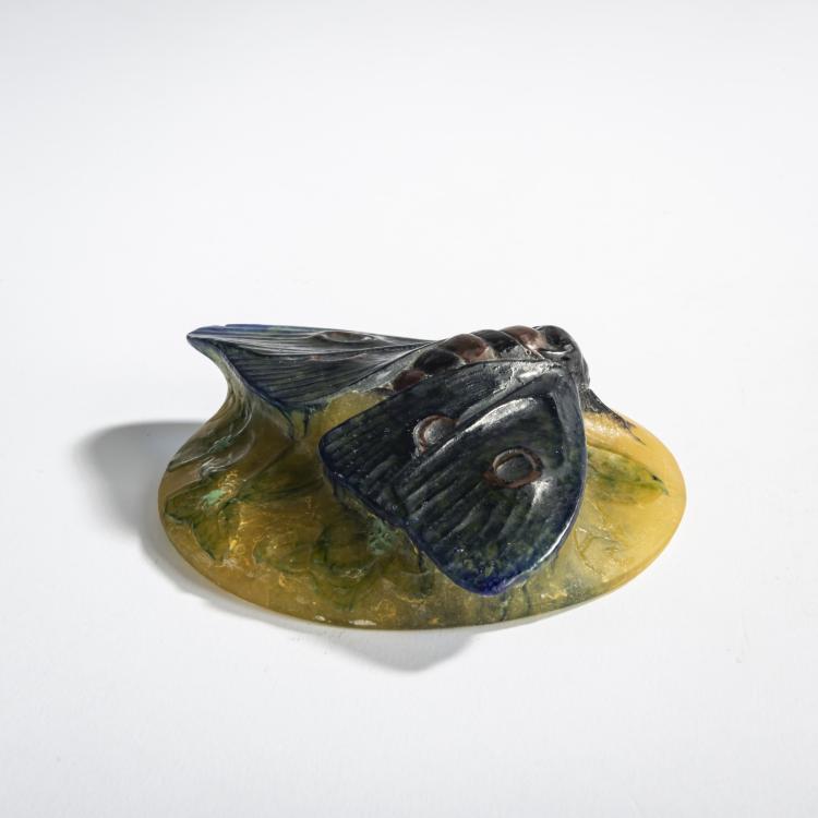 Bild 1 zu Objekt, Briefbeschwerer 'Papillon de nuit', um 1920, Walter, Amalric, Nancy, 156B 299