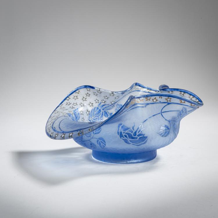 Hauptbild zu Objekt, Schale 'Pivoines et &Eacute;toiles', um 1893, Antonin Daum, Daum Fr&egrave;res, Nancy, 156B 94